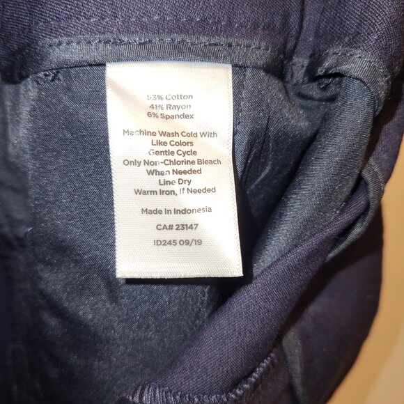 Talbot Newport Trousers Size 10 Work Office Comfort Spandex - Picture 9 of 9